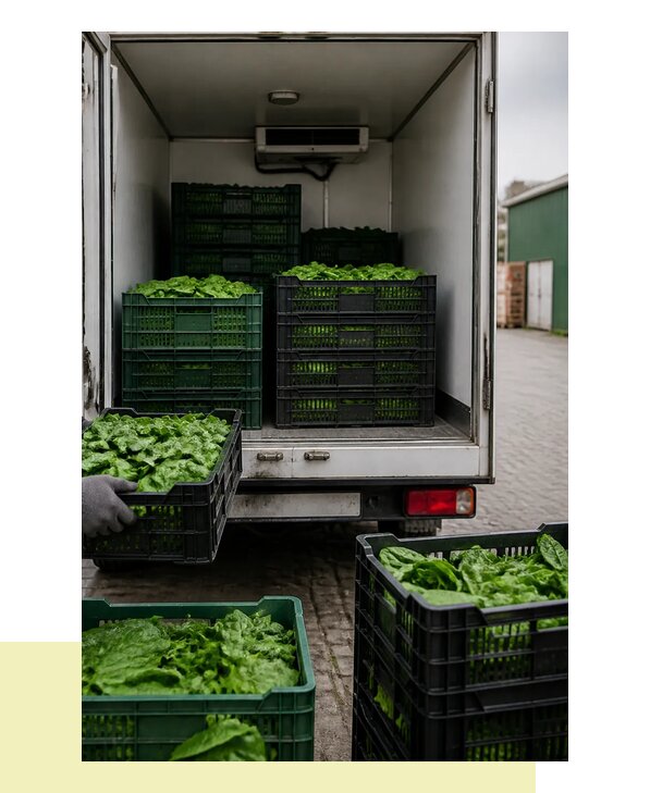 Перевозка шпината в Санкт-Петербург с сохранением свежести продукции